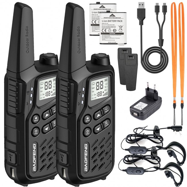 Walkie-Talkie Baofeng BF-T25E Black