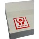 BSTech Self-adhesive label DO NOT THROW 80x80 mm 1000 pcs.