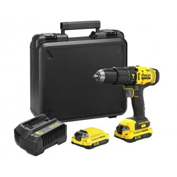 Impact Drill Driver 18V Fatmax V20 2x1.5AH Case