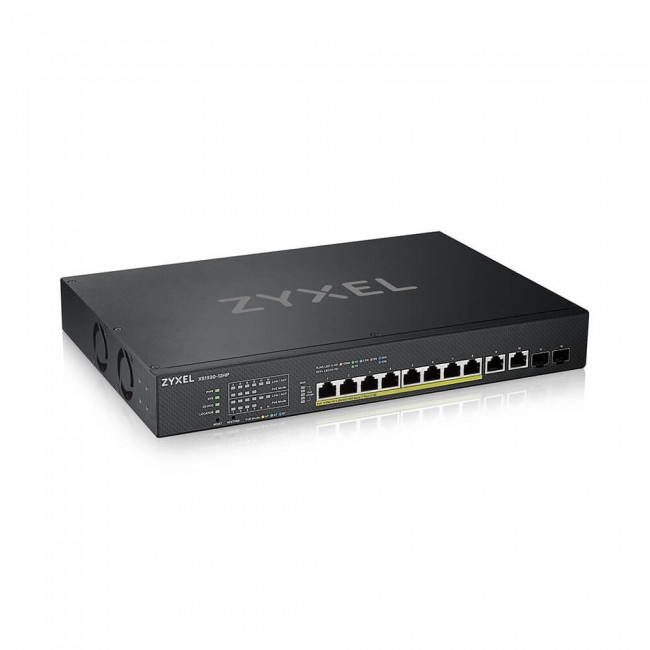Zyxel XS1930-12HP-ZZ0101F network switch Managed L3 10G Ethernet (100/1000/10000) Power over Ethernet (PoE) Black Zyxel XS1930-12HP-ZZ0101F network switch Managed L3 10G Ethernet (100/1000/10000) Power over Ethernet (PoE) Black