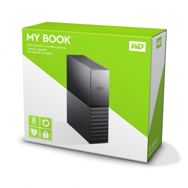 WD My Book WDBBGB0080HBK - 8TB - USB 3 WD My Book WDBBGB0080HBK - 8TB - USB 3