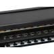 Equip 48-Port Cat.6 Shielded Patch Panel, Black Equip 48-Port Cat.6 Shielded Patch Panel, Black