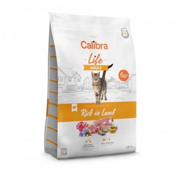 CALIBRA Cat Life Adult Lamb - dry cat food - 1,5kg CALIBRA Cat Life Adult Lamb - dry cat food - 1,5kg