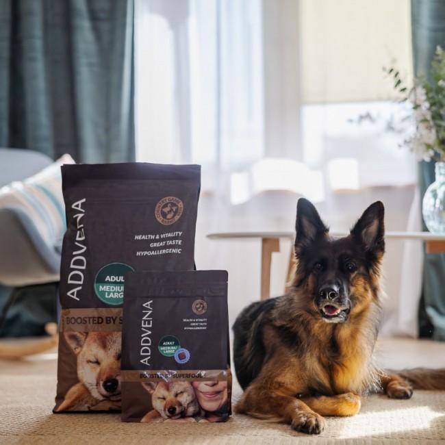 ADDVENA Boosted by superfoods Adult Medium/Large Beef - dry dog food - 2,5kg ADDVENA Boosted by superfoods Adult Medium/Large Beef - dry dog food - 2,5kg