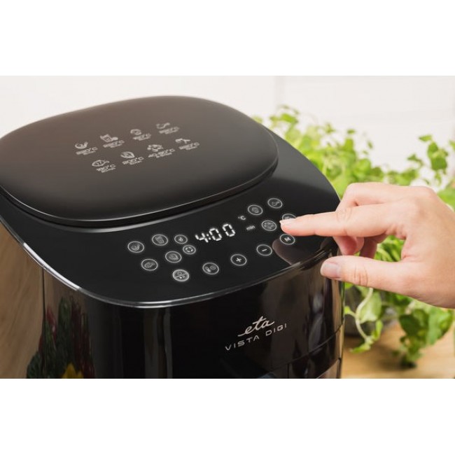 Eta Vista Digi Single 4.3 L Stand-alone 1300 W Hot air fryer Black
