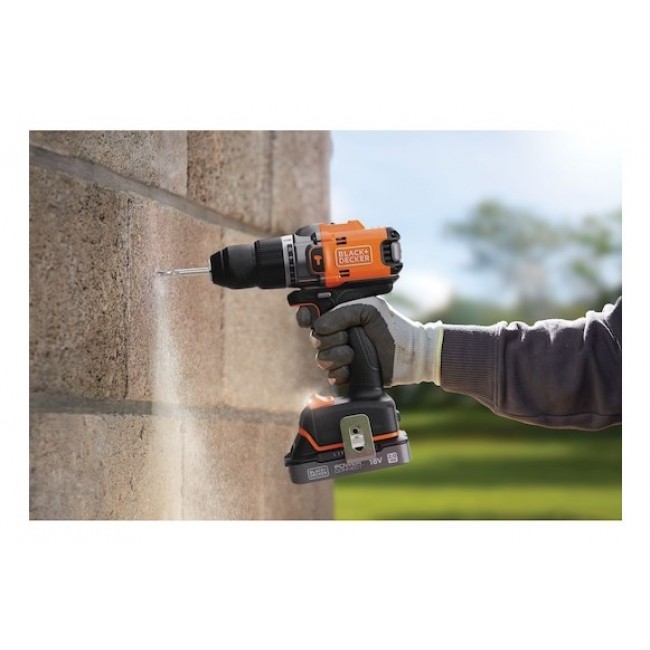Black & Decker BLD683XN-XJ drill 1800 RPM 1 kg Black, Orange