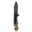 Commander Rescue 101 INC Knife, Black/Tan