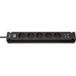 Brennenstuhl Bremounta power extension 3 m 5 AC outlet(s) Indoor Black