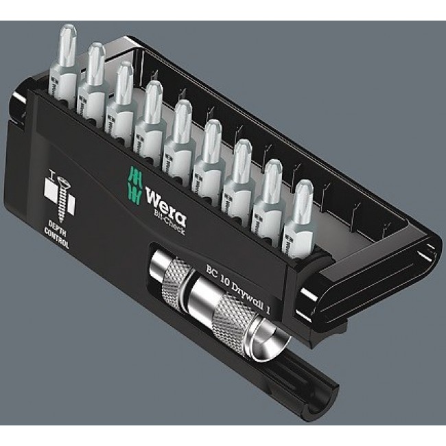 Wera Bit-Check 10 Drywall 1 screwdriver bit 10 pc(s) Wera Bit-Check 10 Drywall 1 screwdriver bit 10 pc(s)