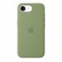 Apple iPhone 17e Silicone Case with MagSafe Light Moss