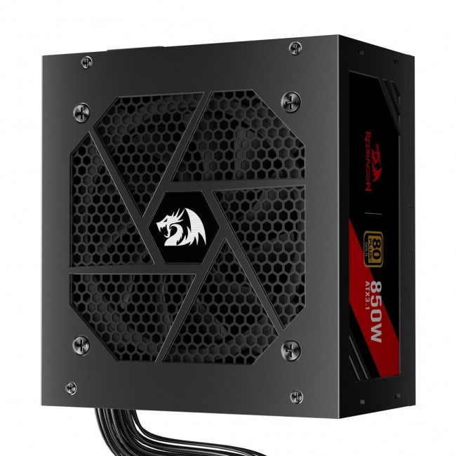 REDRAGON GC-PS007-SE 850W 80 Plus Gold ATX 3.1 power supply unit Black REDRAGON GC-PS007-SE 850W 80 Plus Gold ATX 3.1 power supply unit Black