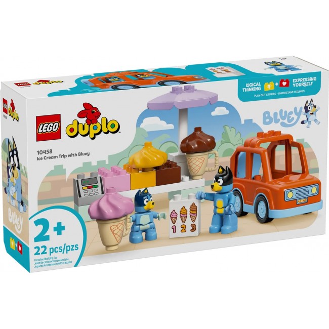 LEGO BLUEY 10458 Ice Cream Trip with Bluey