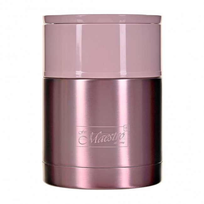 Dinner thermos Maestro MR-1636-60 600 ml, pink Dinner thermos Maestro MR-1636-60 600 ml, pink