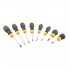 8-piece screwdriver set with chrome and grips