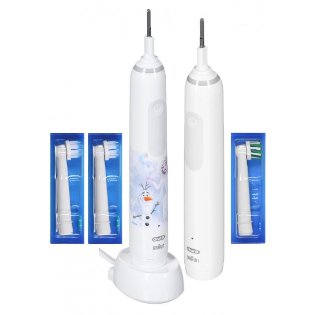 Oral-B Pro 3 3000 White+Oral-B Junior Frozen Oral-B Pro 3 3000 White+Oral-B Junior Frozen