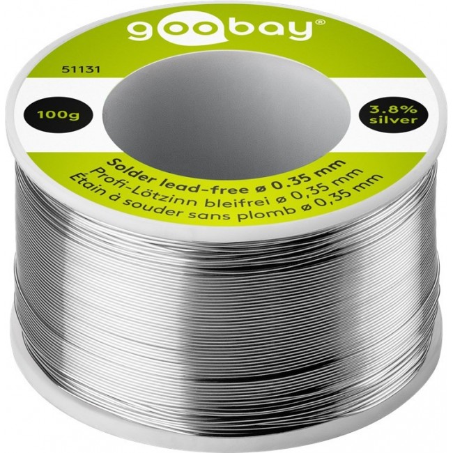 Goobay 51131 solder Lead-free 217 C 100 g Goobay 51131 solder Lead-free 217 C 100 g