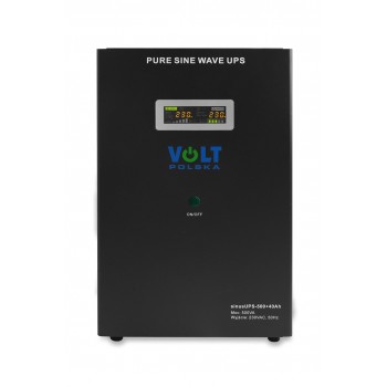SINUS UPS 500 + AKU 40AH (300/500W) EMERGENCY POWER SUPPLY
