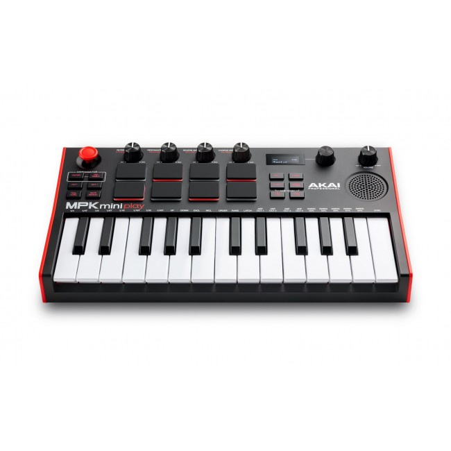 AKAI MPK Mini Play MK3 Control keyboard Pad controller MIDI USB Black, Red AKAI MPK Mini Play MK3 Control keyboard Pad controller MIDI USB Black, Red