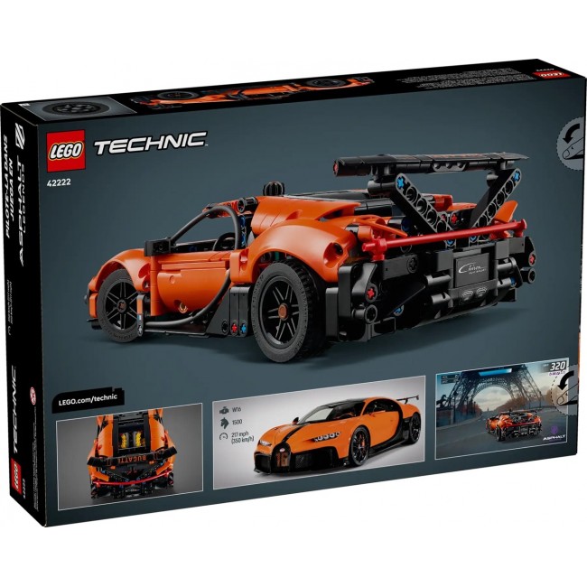 LEGO TECHNIC 42222 Bugatti Chiron Pur Sport Hyper Car