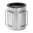 Helikon Thermal mug with lid 250 ml Silver, Black