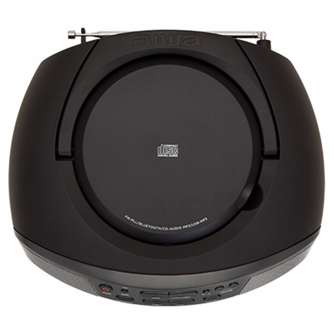 Aiwa BBTU-400BK portable stereo system Analog & digital 6 W FM Black MP3 playback