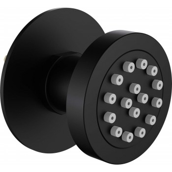 Concealed round shower nozzle