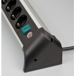 Brennenstuhl 1391040420 power extension 1.8 m 4 AC outlet(s) Indoor Black, Silver