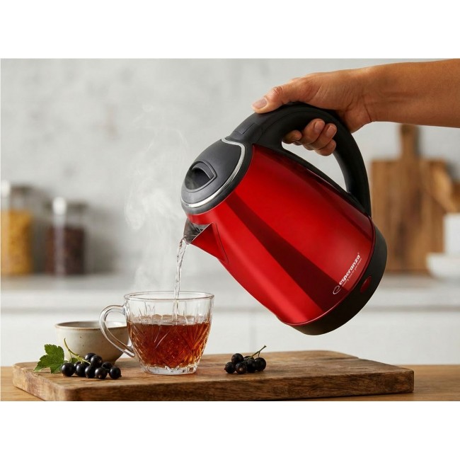 Esperanza EKK113R electric kettle 1.8 L Black,Red 1800 W