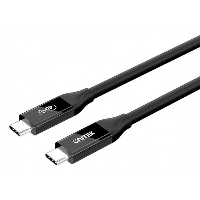 UNITEK C14100ABK01-2M USB cable USB4 Gen 2x2 USB C 40 Gbit/s 240 W Black