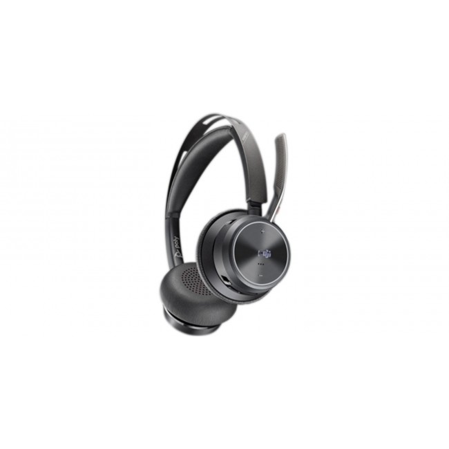 HP Poly Voyager Focus 2-M USB-C-C Headset USB-C/A Adapter Charging Stand