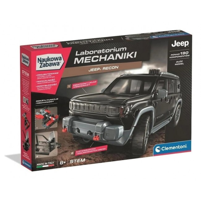Clementoni Scientific Fun - Mechanics Laboratory: Jeep Recon Clementoni Scientific Fun - Mechanics Laboratory: Jeep Recon