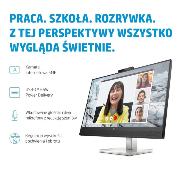 HP E27m G4 Conferencing Monitor - LED- HP E27m G4 Conferencing Monitor - LED-