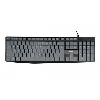 iBox IKC2010G keyboard Home USB QWERTY English Grey, Black