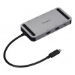 Targus DOCK429GL laptop dock/port replicator Wired USB4 Silver
