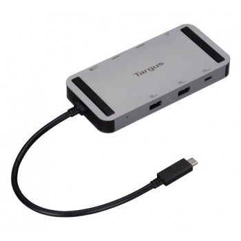 Targus DOCK429GL laptop dock/port replicator Wired USB4 Silver