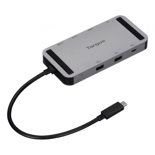 Targus DOCK429GL laptop dock/port replicator Wired USB4 Silver