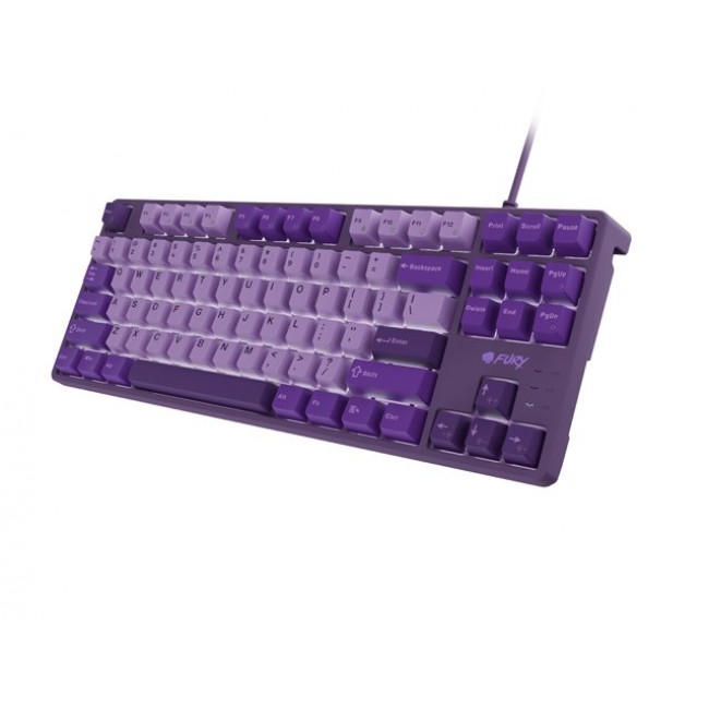 GAMING KEYBOARD FURY KANABO K2 US WHITE BACKLIGHT MECHANICAL PURPLE