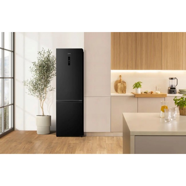 Gorenje NRK620EABK4 Freestanding fridge freezer 336 L Black