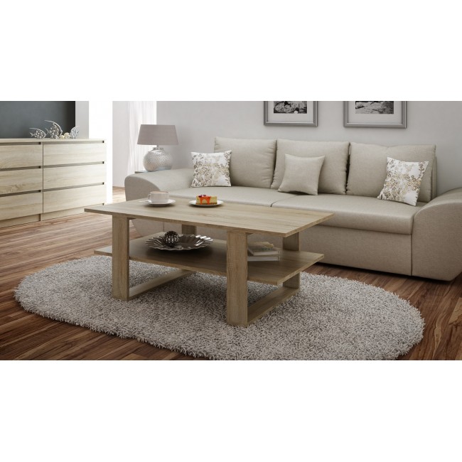 Topeshop SM STOLIK SONOMA coffee/side/end table Coffee table Rectangular shape shape 2 leg(s)