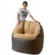 Sako bag pouf Fluffy brown XXL 140 x 90 cm