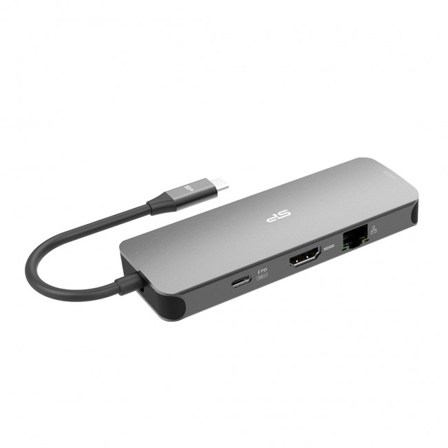 Silicon Power SR30 Docking USB 3.2 Gen 1 (3.1 Gen 1) Type-C Grey, Metallic Silicon Power SR30 Docking USB 3.2 Gen 1 (3.1 Gen 1) Type-C Grey, Metallic