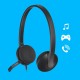 Logitech H340 USB Computer Headset Wired Head-band Office/Call center USB Type-A Black Logitech H340 USB Computer Headset Wired Head-band Office/Call center USB Type-A Black