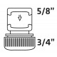 Verto 15G732-30 water hose fitting Plastic 30 pc(s)