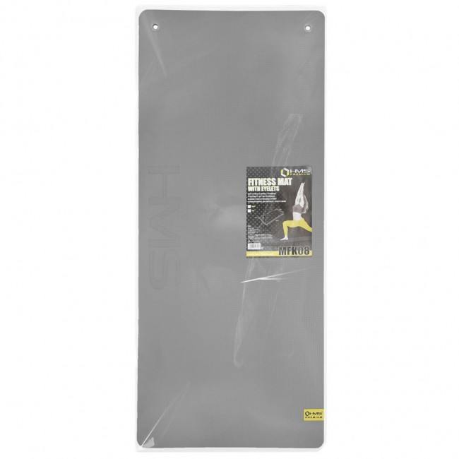HMS Premium MFK08 grey club fitness mat with holes HMS Premium MFK08 grey club fitness mat with holes