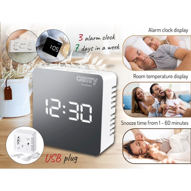 CAMRY CR 1150w LED Alarm Clock