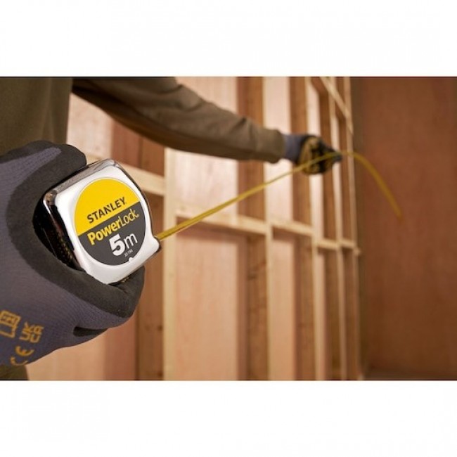 Stanley 1-33-194 tape measure 5 m Acrylonitrile butadiene styrene (ABS) Black, Yellow