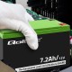 Qoltec 53062 AGM battery | 12V | 7.2 Ah | max 108A