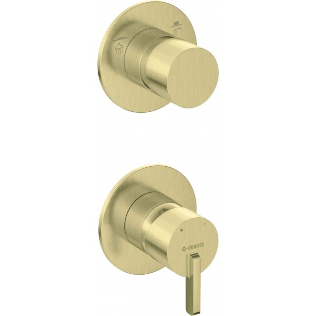 Concealed shower mixer with shower switch
