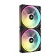 Corsair CO-9051004-WW computer cooling system Computer case Fan 14 cm Black, White 2 pc(s)