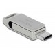 DeLOCK USB 5 Gbps USB-C + Type-A Memory Stick 128 GB - Metal Housing